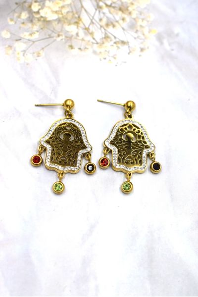 BOUCLE D'OREILLE EN ACIER