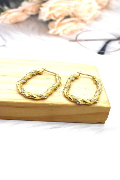 BOUCLE D'OREILLE EN ACIER