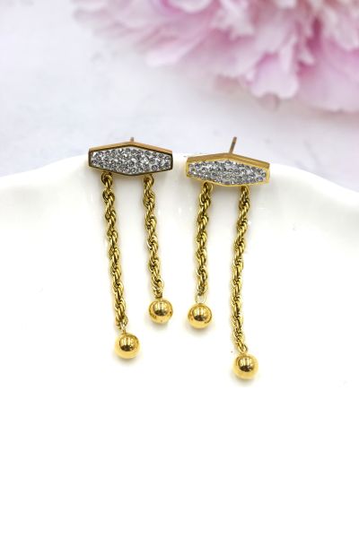 BOUCLE D'OREILLE EN ACIER