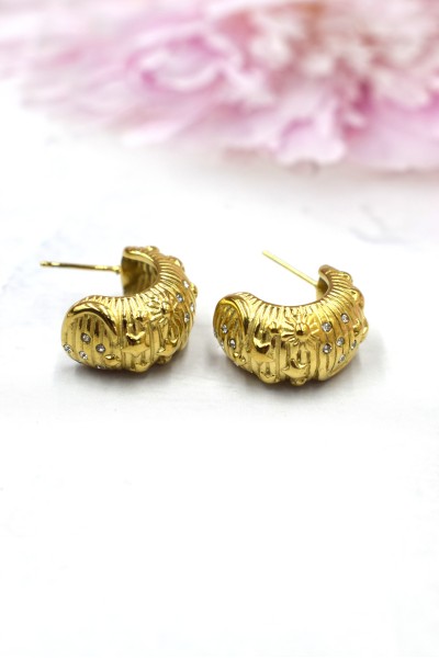 BOUCLE D'OREILLE EN ACIER