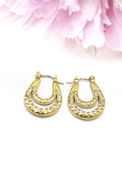 BOUCLE D'OREILLE EN ACIER