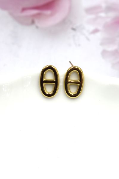 BOUCLES D'OREILLES EN ACIER