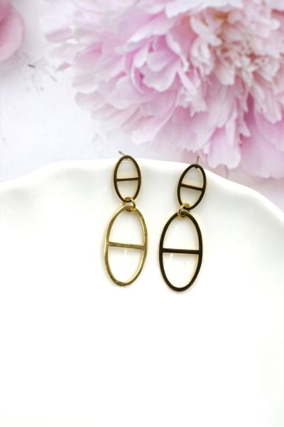 BOUCLES D'OREILLES EN ACIER