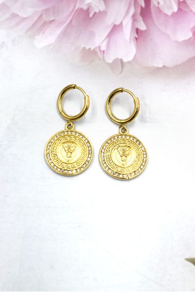 BOUCLES D'OREILLES EN ACIER