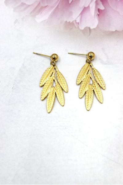 BOUCLES D'OREILLES EN ACIER