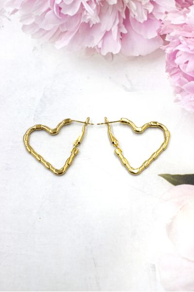 BOUCLES D'OREILLES EN ACIER