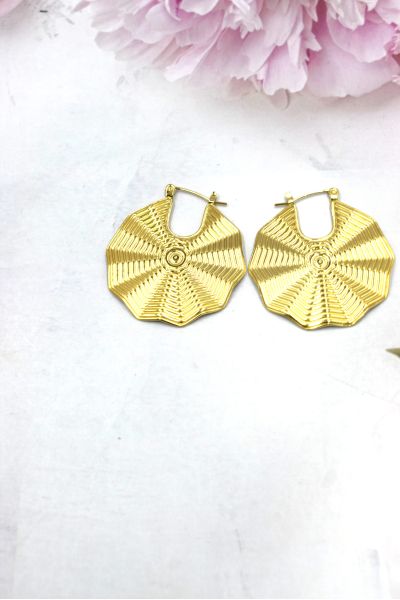 BOUCLES D'OREILLES EN ACIER