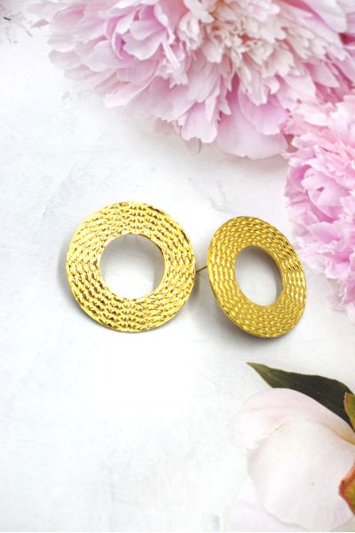 BOUCLES D'OREILLES EN ACIER