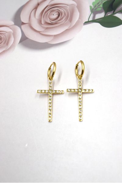 BOUCLES D'OREILLES EN ACIER