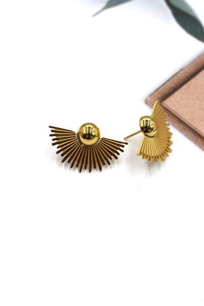 BOUCLES D'OREILLES EN ACIER