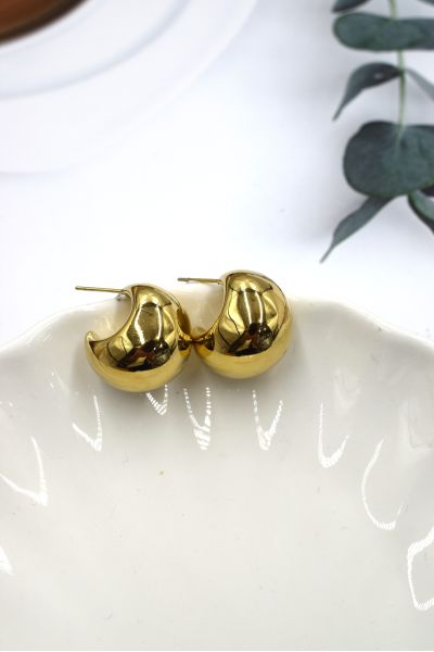 BOUCLES D'OREILLES EN ACIER