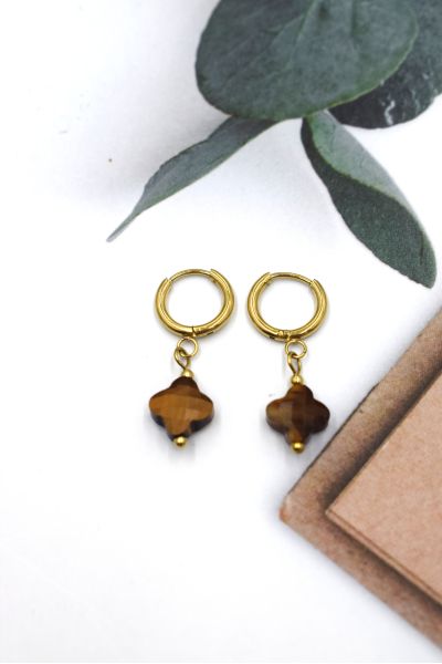 BOUCLES D'OREILLES EN ACIER