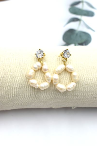 BOUCLES D'OREILLES EN ACIER