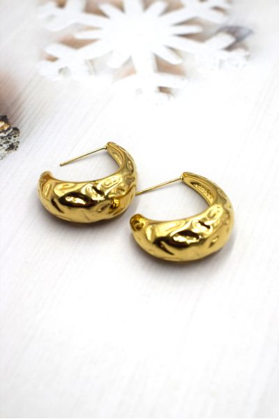 BOUCLES D'OREILLES EN ACIER