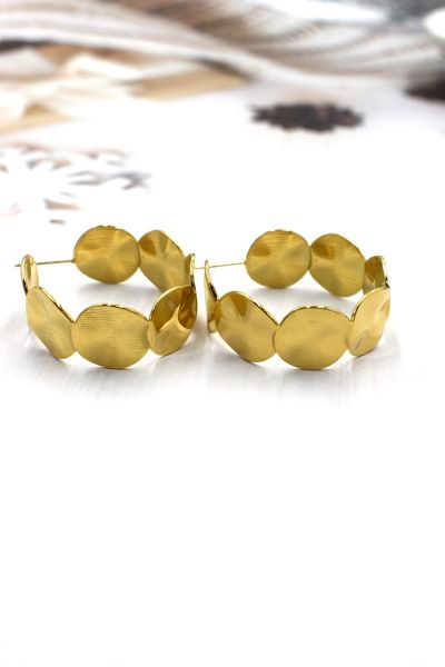 BOUCLES D'OREILLES EN ACIER