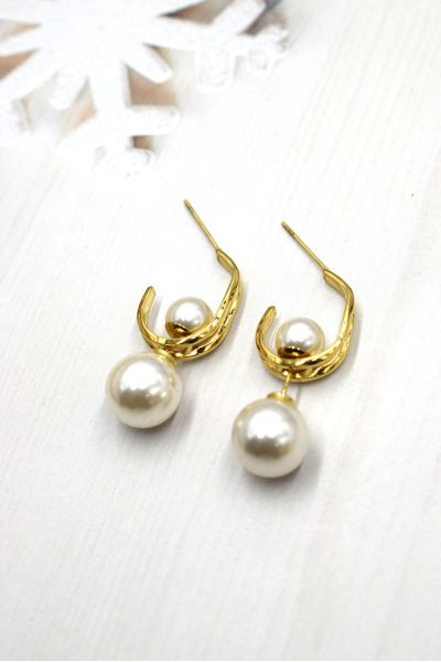 BOUCLES D'OREILLES EN ACIER
