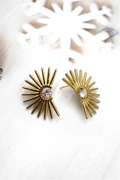 BOUCLES D'OREILLES EN ACIER