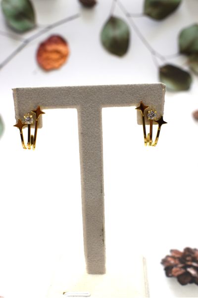 BOUCLES D'OREILLES EN ACIER
