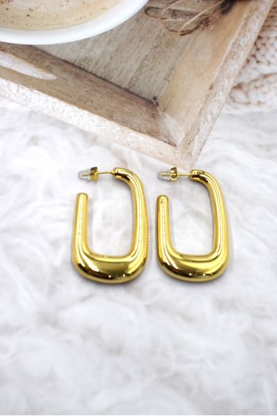 BOUCLES D'OREILLES EN ACIER
