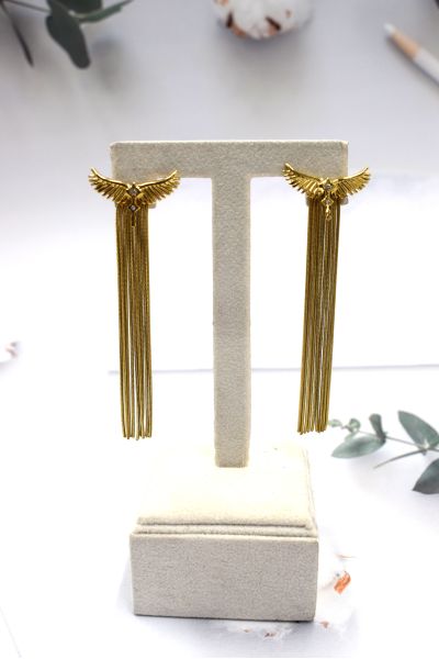 BOUCLES D'OREILLES EN ACIER