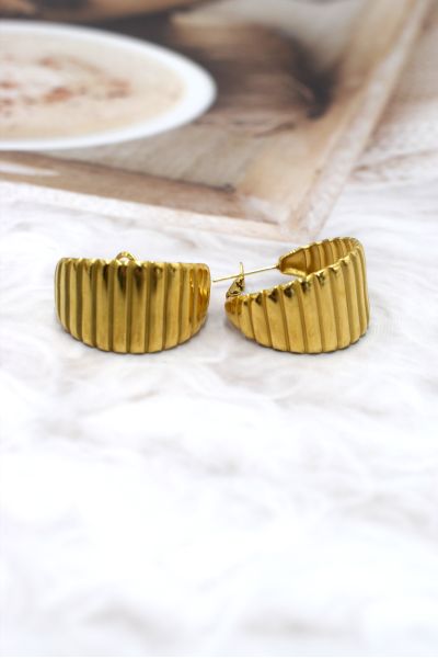 BOUCLES D'OREILLES EN ACIER