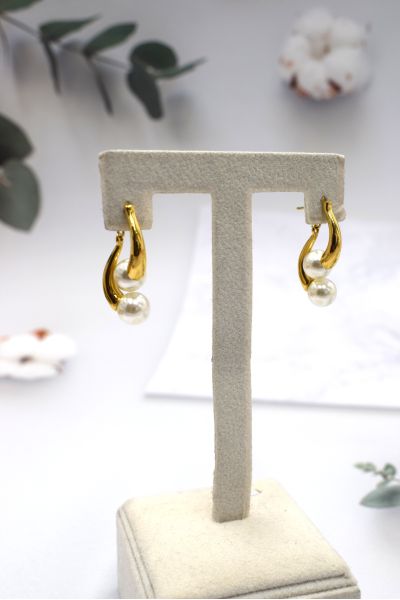 BOUCLES D'OREILLES EN ACIER