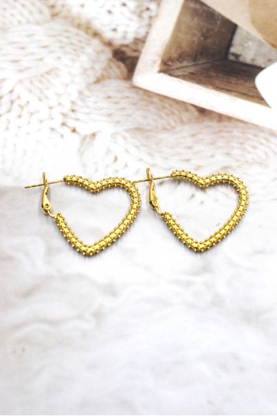 BOUCLES D'OREILLES EN ACIER