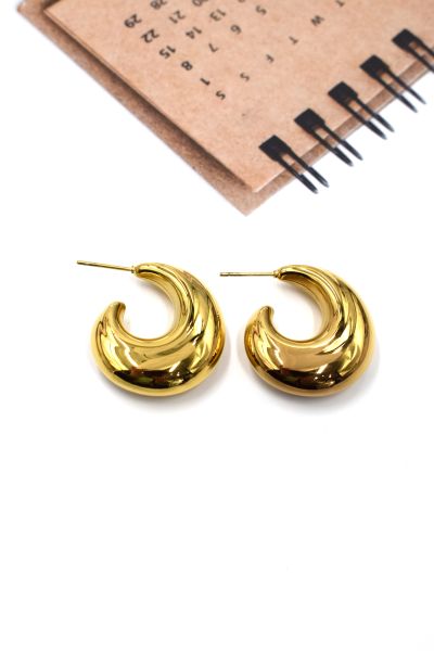 BOUCLES D'OREILLES EN ACIER
