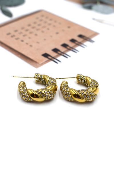 BOUCLE D'OREILLE ACIER