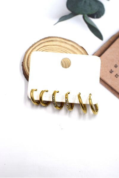 BOUCLE D'OREILLE ACIER