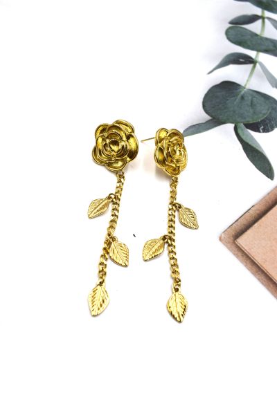 BOUCLES D'OREILLES EN ACIER