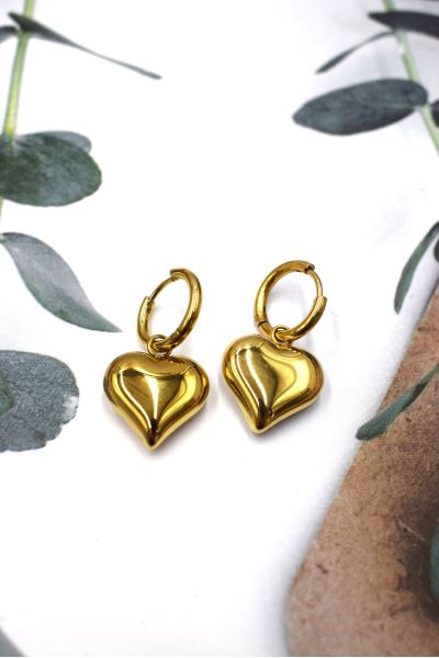 BOUCLES D'OREILLES EN ACIER