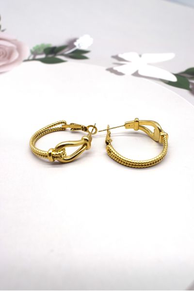 BOUCLES D'OREILLES EN ACIER