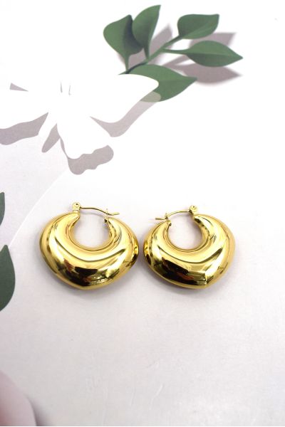 BOUCLES D'OREILLES EN ACIER