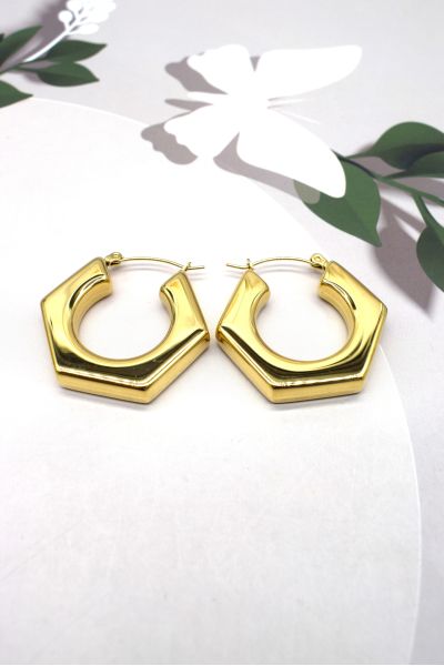 BOUCLES D'OREILLES EN ACIER