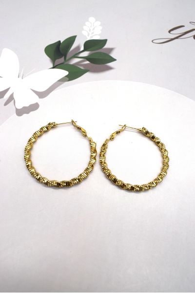 BOUCLES D'OREILLES EN ACIER