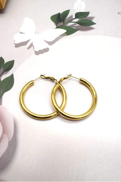 BOUCLES D'OREILLES EN ACIER