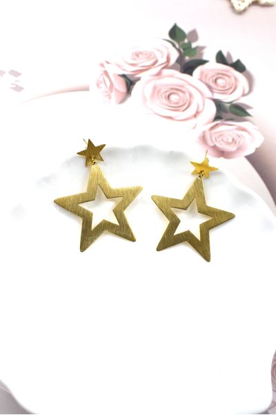 BOUCLES D'OREILLES EN ACIER