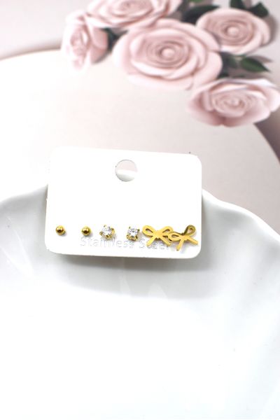 BOUCLES D'OREILLES EN ACIER
