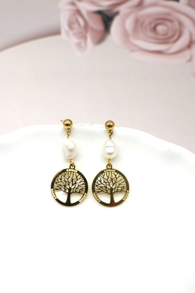 BOUCLES D'OREILLES EN ACIER