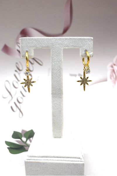 BOUCLES D'OREILLES EN ACIER