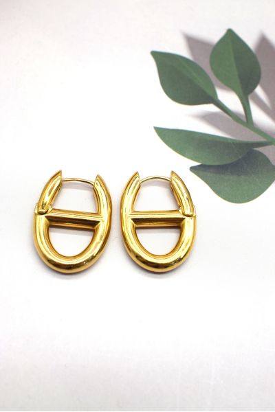 BOUCLES D'OREILLES EN ACIER