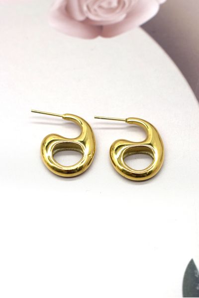BOUCLES D'OREILLES EN ACIER