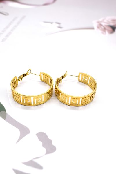 BOUCLES D'OREILLES EN ACIER
