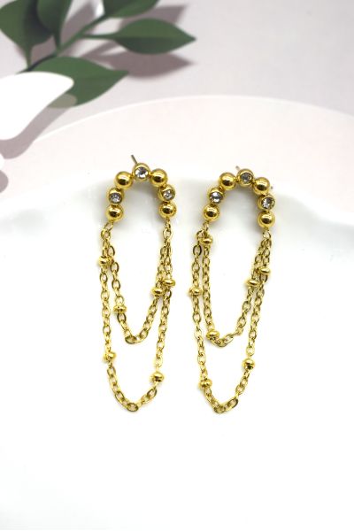 BOUCLES D'OREILLES EN ACIER