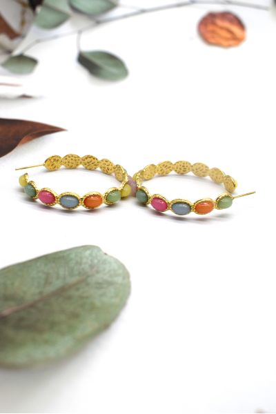 BOUCLES D'OREILLES EN ACIER