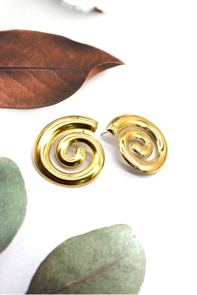 BOUCLES D'OREILLES EN ACIER