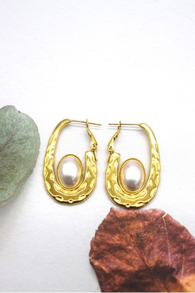 BOUCLES D'OREILLES EN ACIER