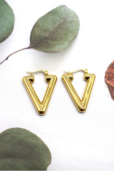 BOUCLES D'OREILLES EN ACIER