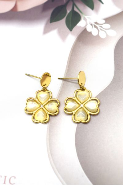 BOUCLES D'OREILLES EN ACIER